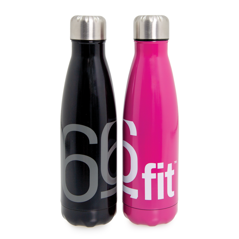 66fit Stainless Steel Water Bottles - 500ml