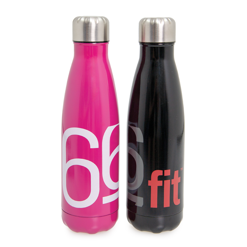 66fit Stainless Steel Water Bottles - 500ml