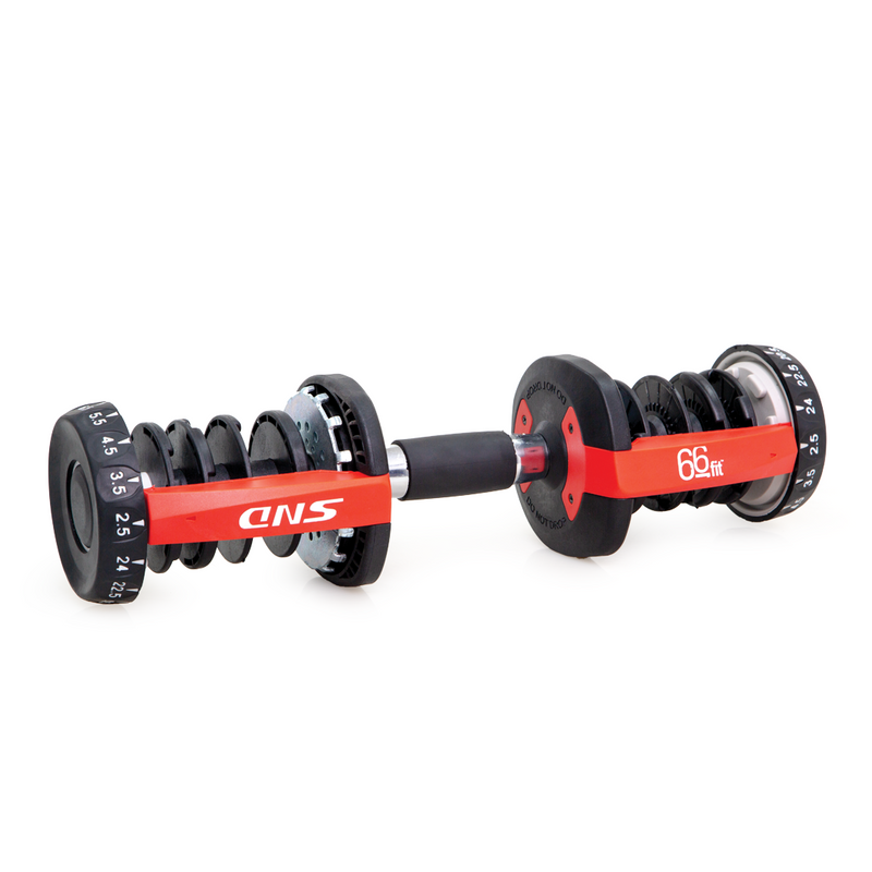 66fit Adjustable Dumbbell - 2.5kg to 24kg