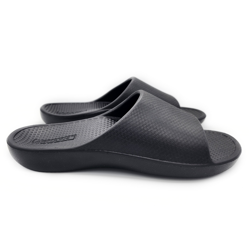 Archline Rebound Orthotic Slides - Black