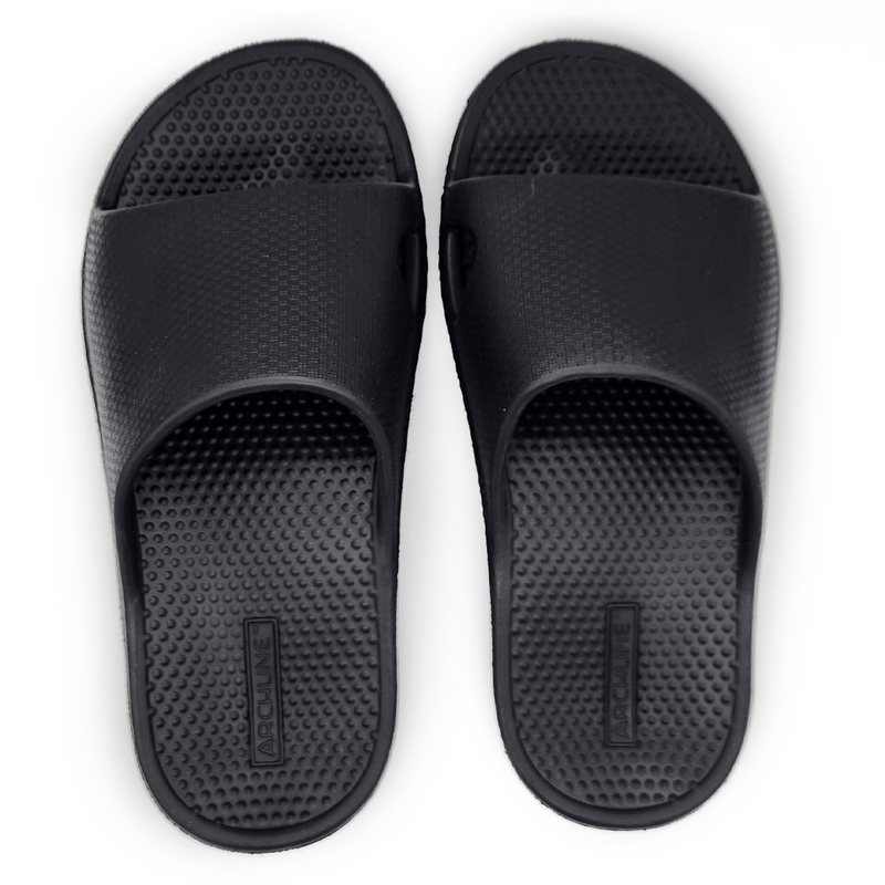 Archline Rebound Orthotic Slides - Black