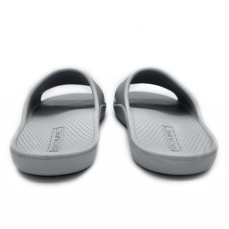 Archline Rebound Orthotic Slides - Stone Grey