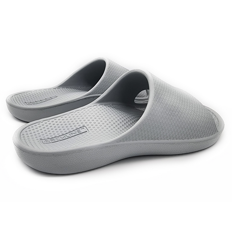 Archline Rebound Orthotic Slides - Stone Grey