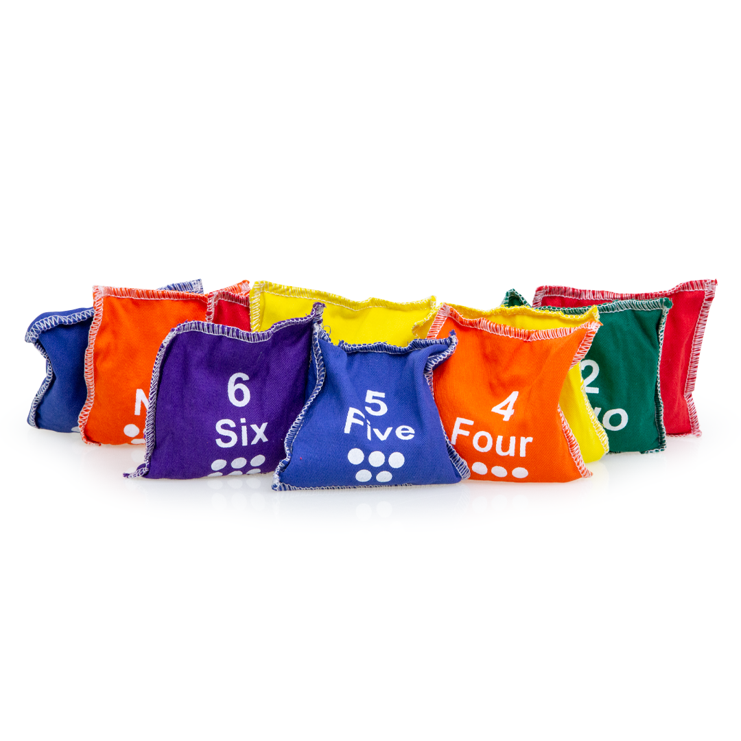 Numbered Bean Bag Set (Numbered 1-10)