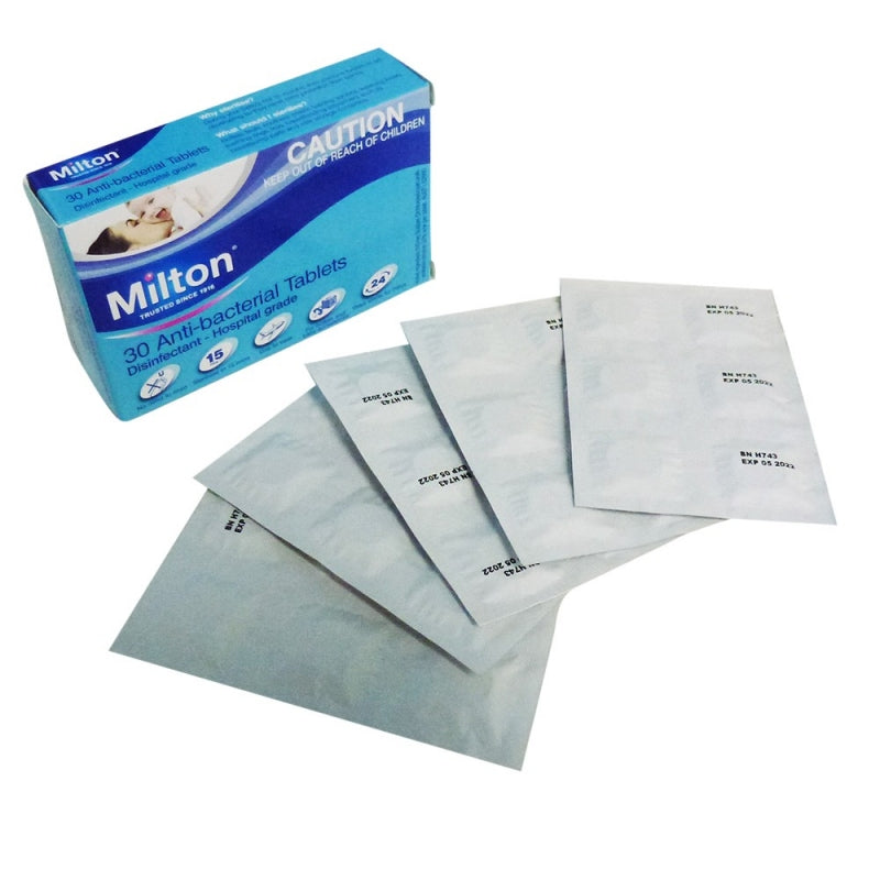 Milton Antibacterial Tablets - Box of 30