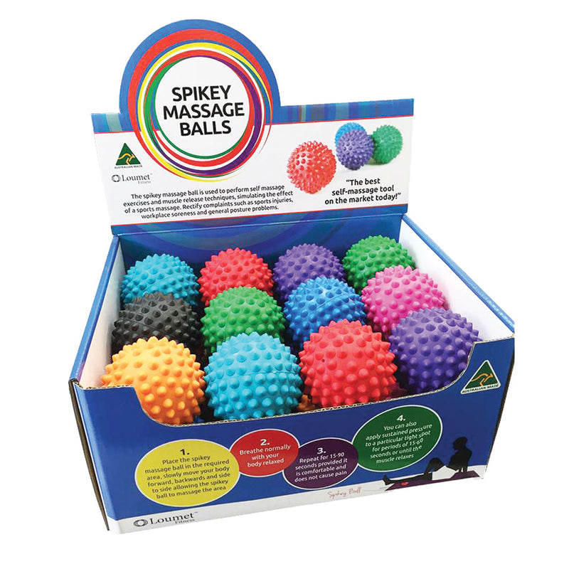 Loumet Spikey Massage Balls - Box Of 24