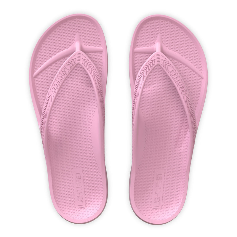 LightFeet Arch Support Flip Flops/Thongs - Pink