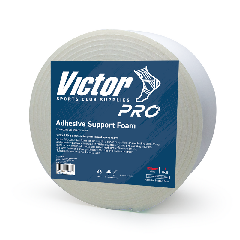 Victor Pro Adhesive Support Foam Roll - 100mm x 5m