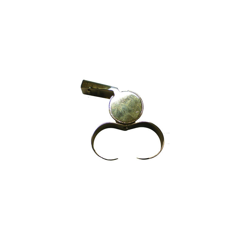 Metal Fingergrip Whistle